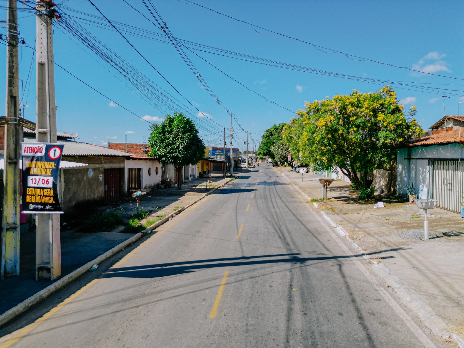 SMT anuncia mão única na Rua Vereador José Eduardo em Senador Canedo