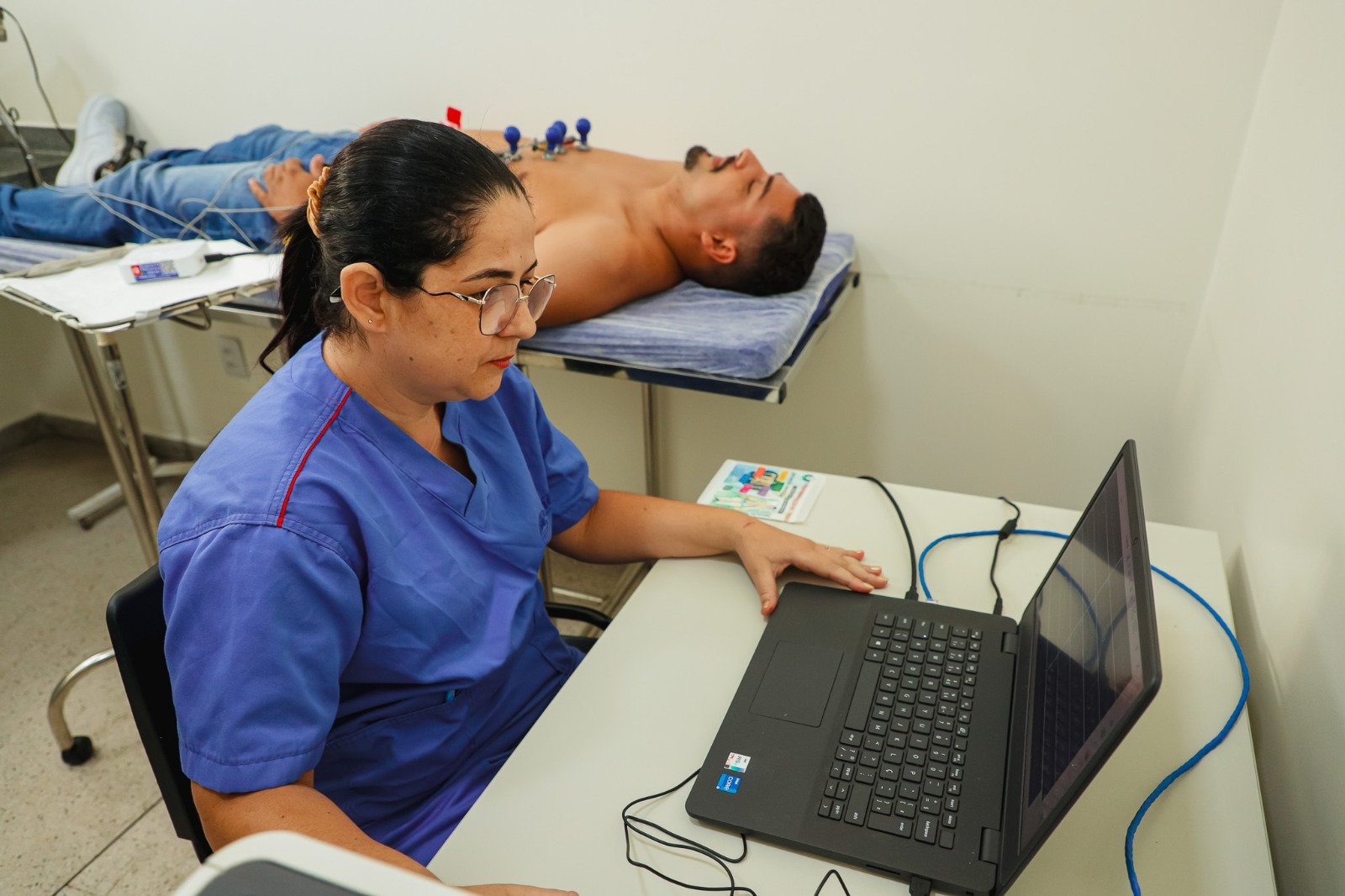 Senador Canedo realiza mais de 500 eletrocardiogramas em um mês após implantação do serviço nas UBSs.
