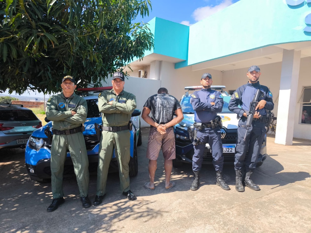 Integração: GCM E SAEG capturam foragido da justiça em Senador Canedo.