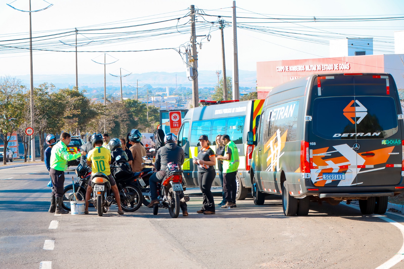 Semana do Motociclista tem ações educativas com foco na prevenção de acidentes em Senador Canedo