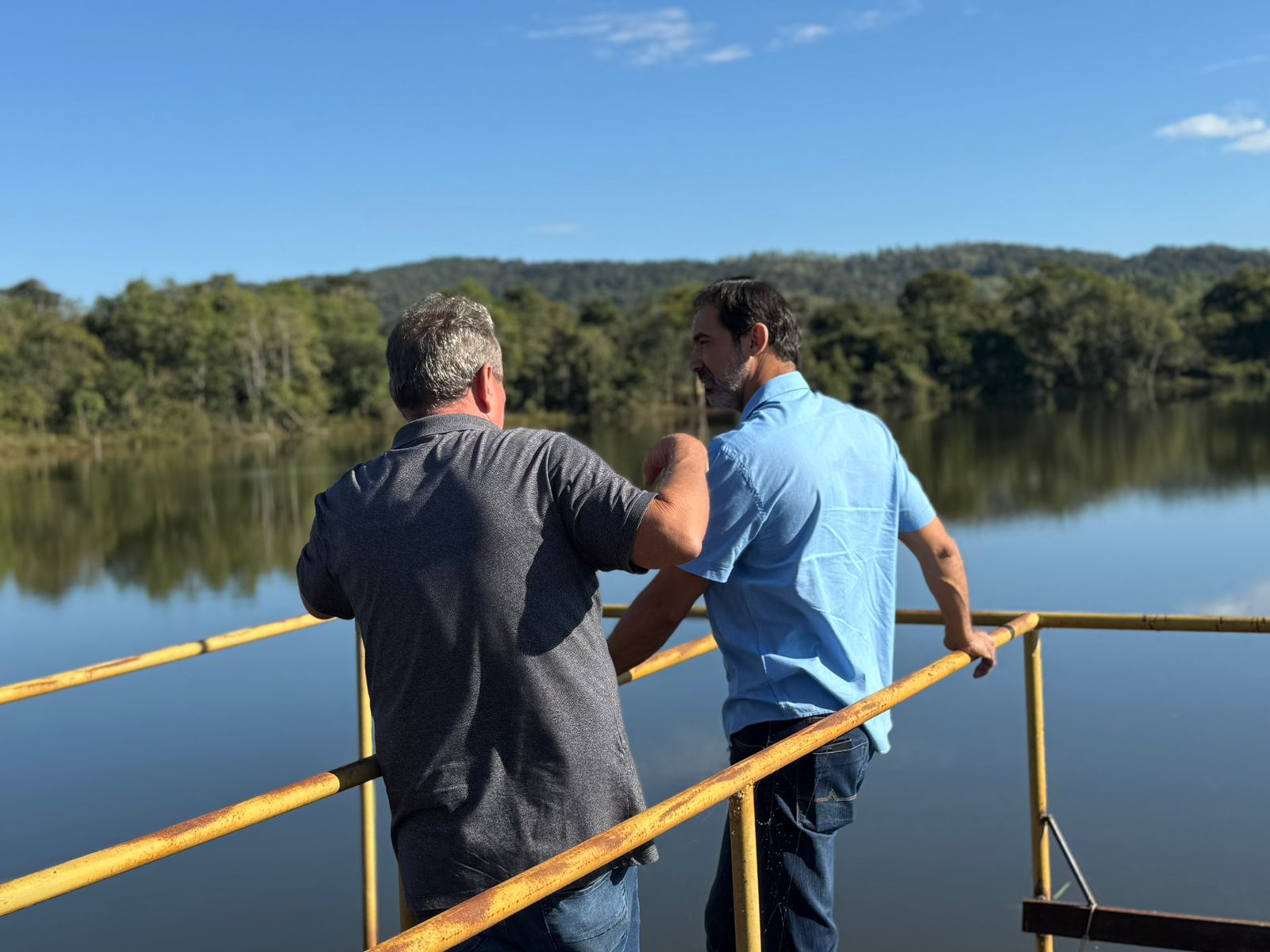 Pellozo vistoria reservatórios e reforça segurança hídrica em Senador Canedo