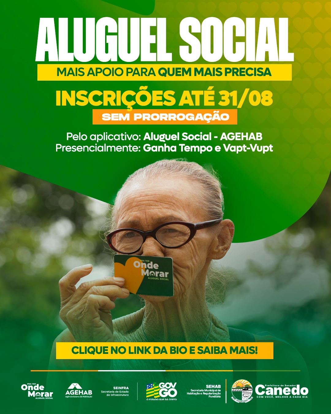 Prazo para inscrições do Aluguel Social é estendido até 31 de agosto