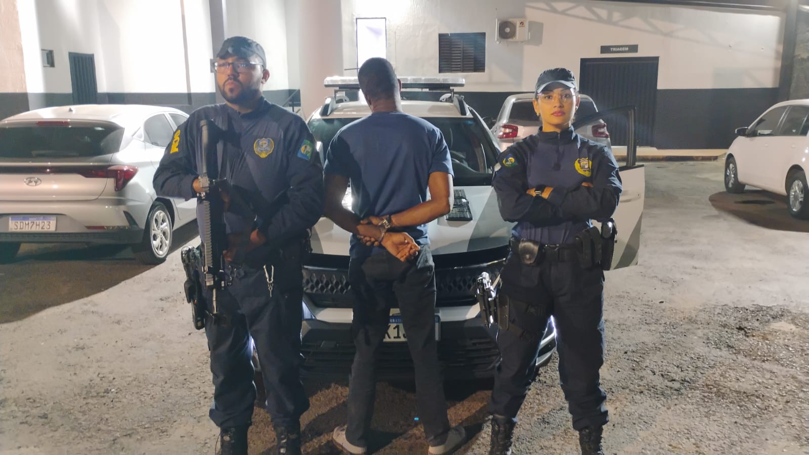 GCM detém suspeito de furto na sede da Defesa Civil de Senador Canedo