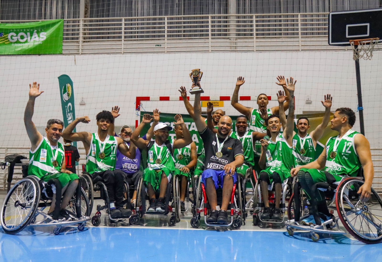 Senador Canedo recebe as semifinais e a grande final do Goiano de Basquete em Cadeira de Rodas