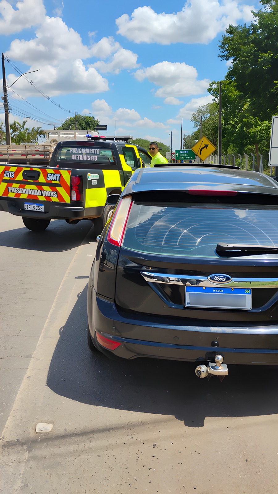 Senador Canedo: SMT recupera carro que escapou de blitz