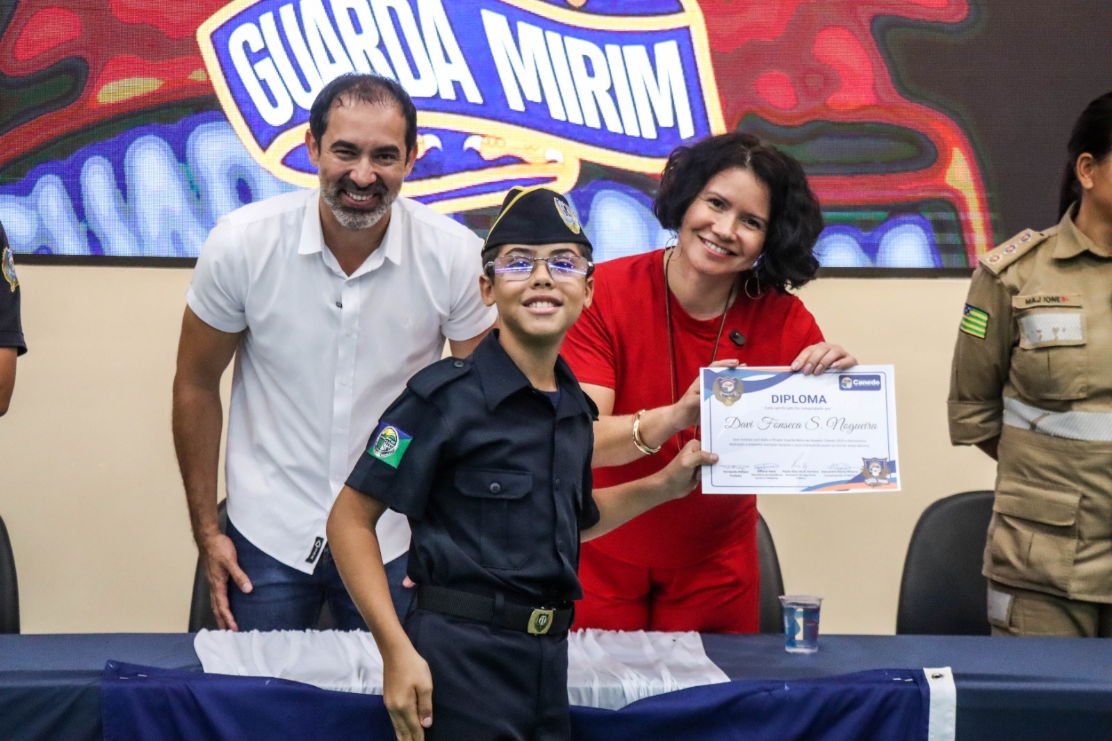 Formatura da Guarda Mirim 2025 emociona autoridades e famílias em Senador Canedo