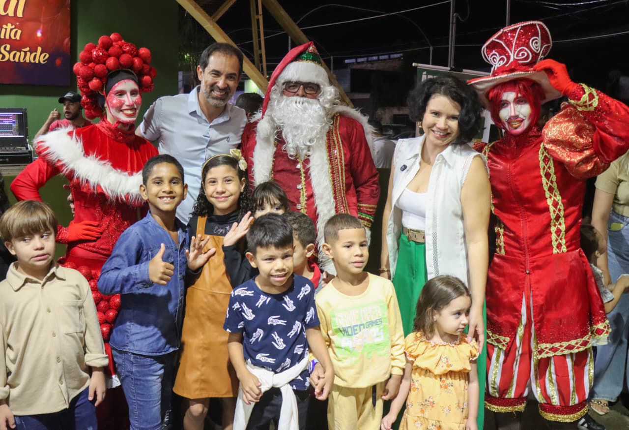 Natal Luzes 2025 encanta famílias no primeiro dia de atrações em Senador Canedo