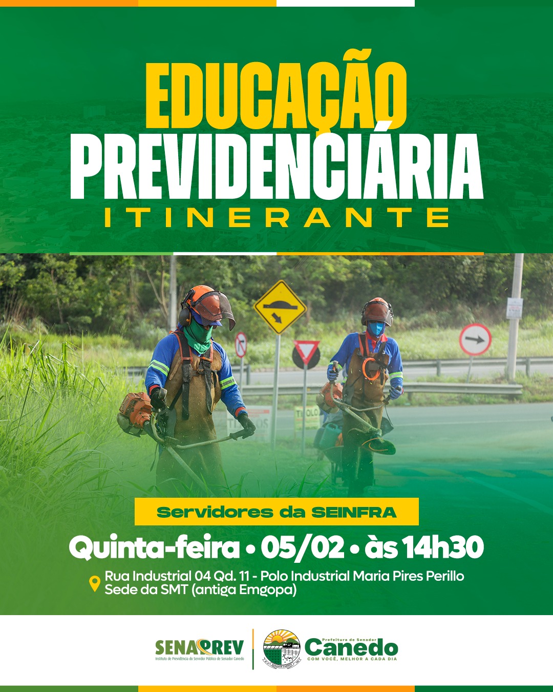 Senaprev realiza encontro de Educação Previdenciária para servidores da Seinfra