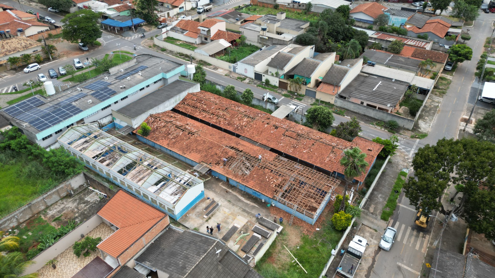Começa a demolição da Escola Walderico Nery Blamires