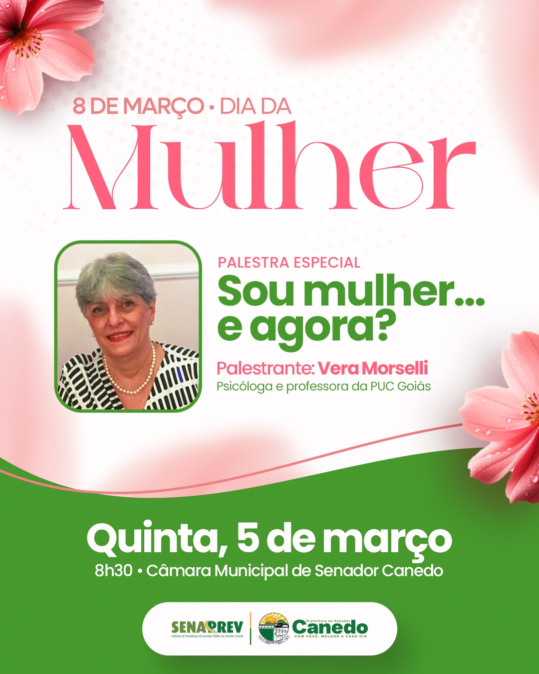 Prefeitura promove palestra especial em homenagem ao Dia da Mulher nesta quinta (5)
