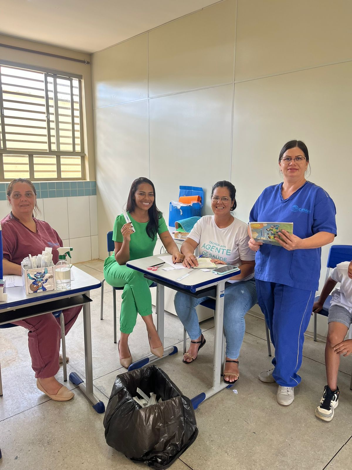 UBS do Prado realiza ação na Escola Municipal Dartnis José da Silva