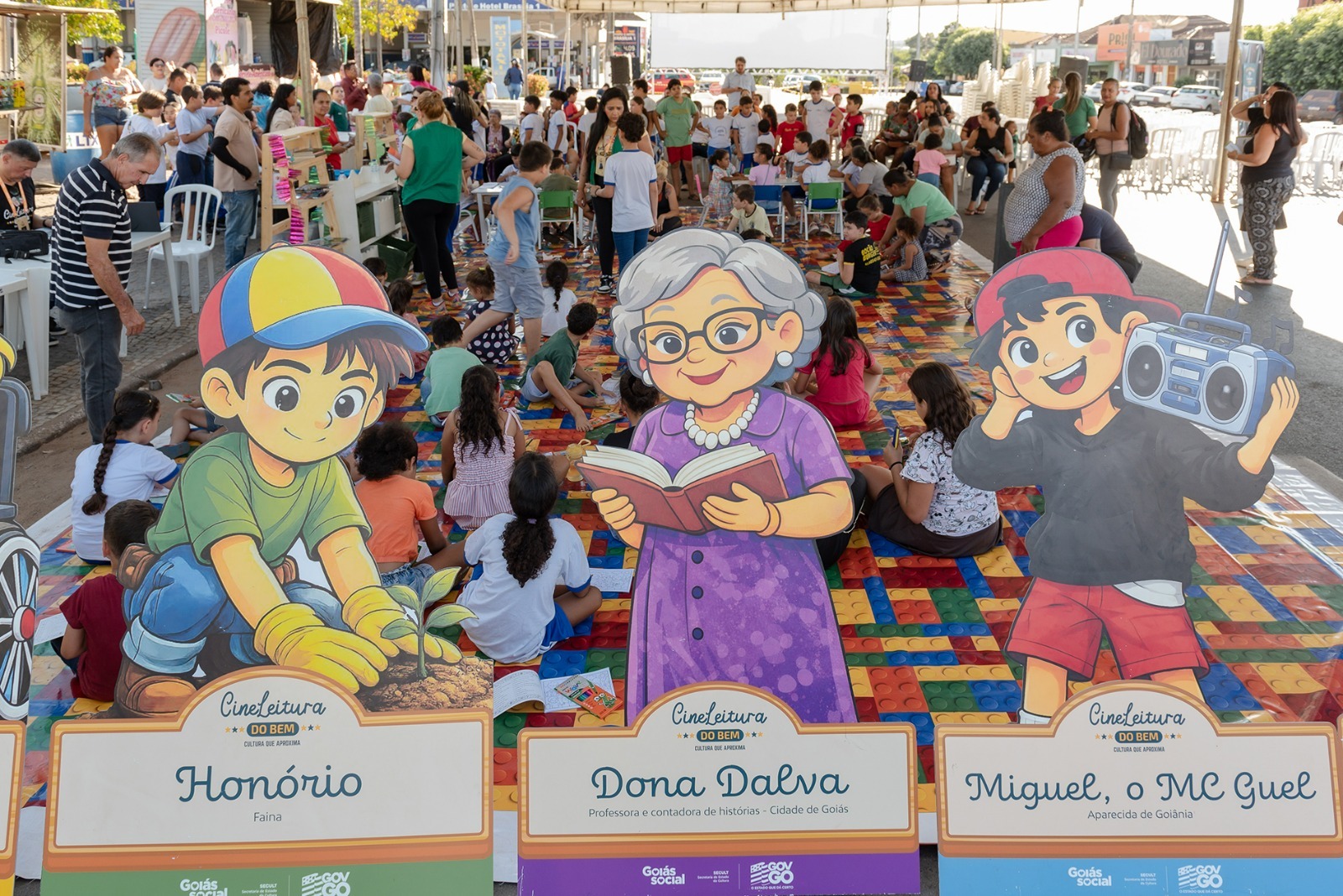 Senador Canedo e Governo de Goiás apresentam Cine Leitura do Bem com literatura, brincadeiras e cinema gratuito