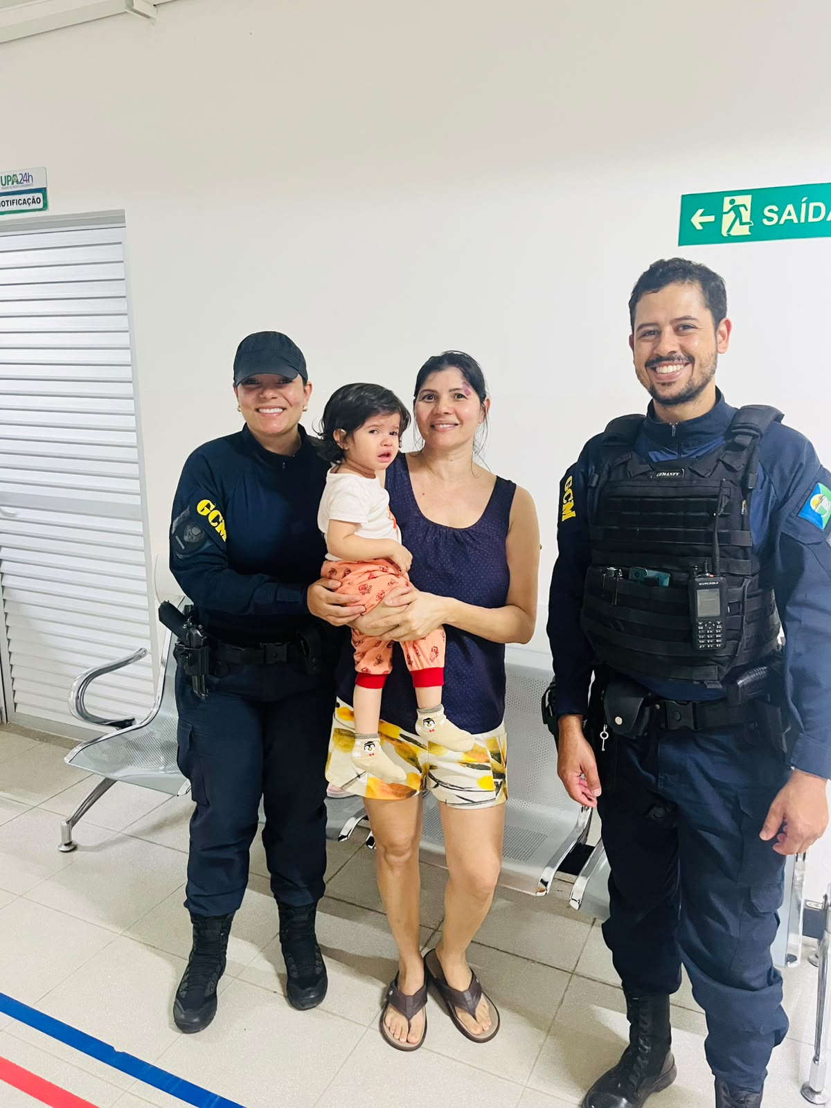 Guarda Municipal salva vida de criança engasgada em Senador Canedo