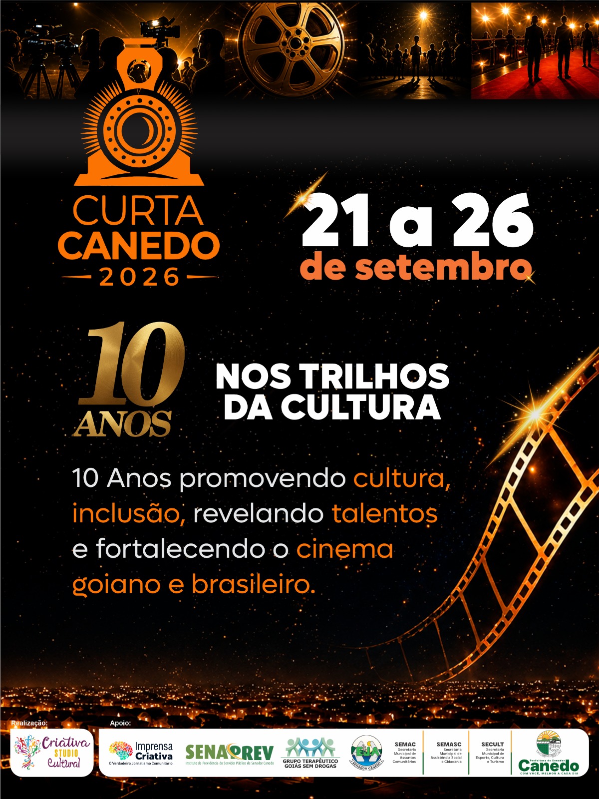 Curta Canedo encerra edição de 10 anos neste sábado (26)